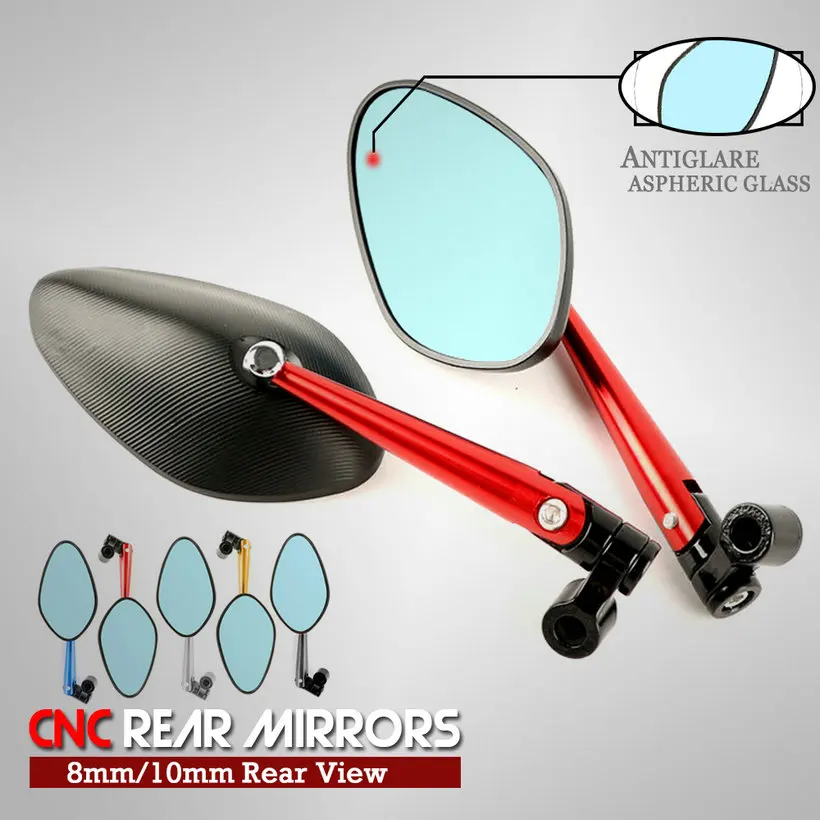 Мотоциклетное зеркало Moto Accessoire БАР КОНЕЦ ЗАДНЕГО вида боковые зеркала мотоцикл для SUZUKI GSXS1000/750 B-KING GSR750 600