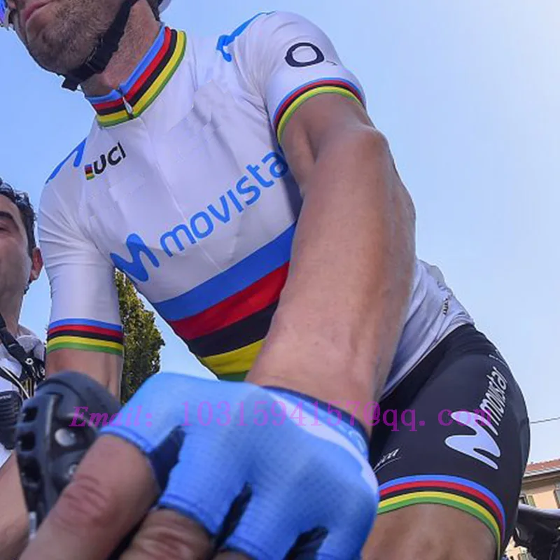 

MOVISTAR Cycling Suit 2020 Team World Champion Euro Clothing Bike Jersey Ciclyng Set Ciclismo Ropa Uniformes Jacket Bib Shorts