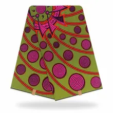 Tqdновое поступление хлопок африканская восковая ткань настоящий голландский воск 6 ярдов/шт для свадебного рождественского платья