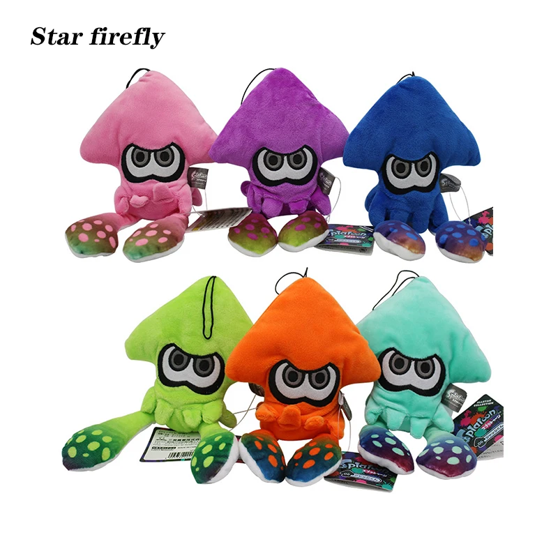 25 см Splatoon Inklings плюшевый кальмар игрушки кальмар Inkling Мягкая кукла-подвеска для детей Подарки игры Ролевые плюшевые игрушки