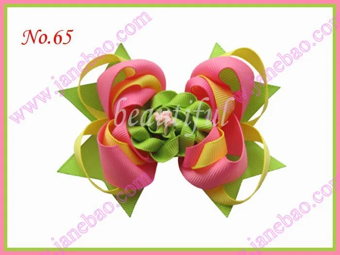 25 шт Девушки Романтические банты для волос Kanzashi бутик заколки для волос Популярные Девушки аксессуары для волос