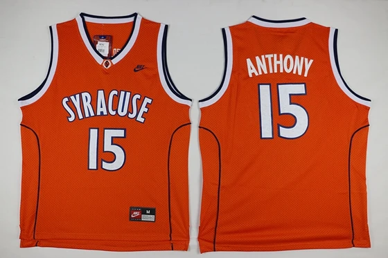 Новое поступление, Syracuse Orange, высокое качество, Carmelo Anthony, Tyler Ennis, c. J. Ярмарка Джерси - Цвет: Оранжевый