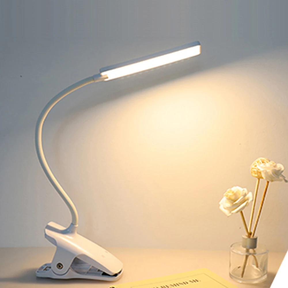 

Wireless LED Desk Lamp Foldable Dimmable Touch Table Lamp Rechargeable Lamp Eye Protection Study Lamp Reading Light White/Warm W