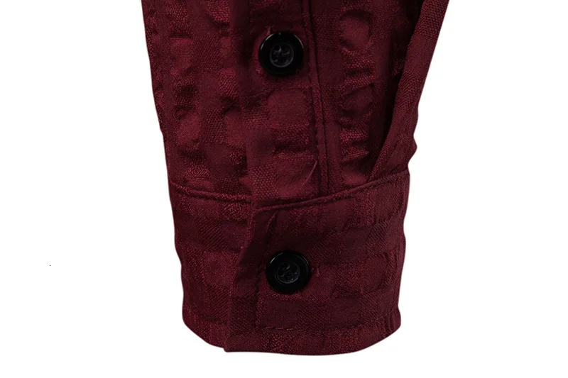 Мужская повседневная однотонное с длинным рукавом рубашка Slim Fit Мужская одежда для бизнеса рубашка брендовая мужская одежда мягкая удобная плюс размер
