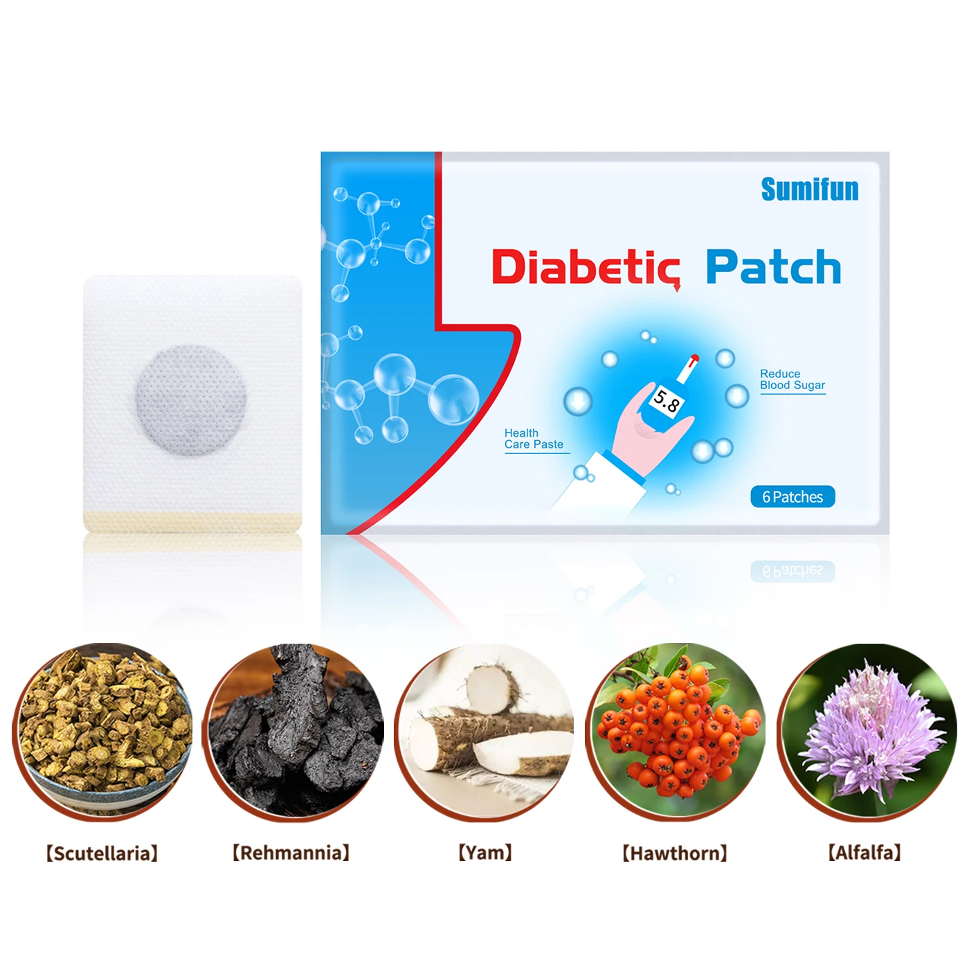 30 шт. диабетические пластыри стабильный сахар в крови баланс глюкозы китайская