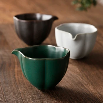 

Stoneware Fair Cup Tea Machine Ceramic Tea Sea Cup Handmade Japanese Kung Fu Tea Set Tea Leak Accessories Set Cup Popular Style