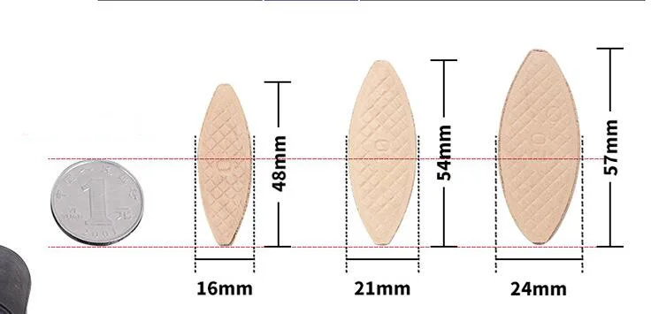 Newone #0/#10/#20 Woodworking biscuits household connecting board for tenoning machine joinery craft supplies 100 pieces 6