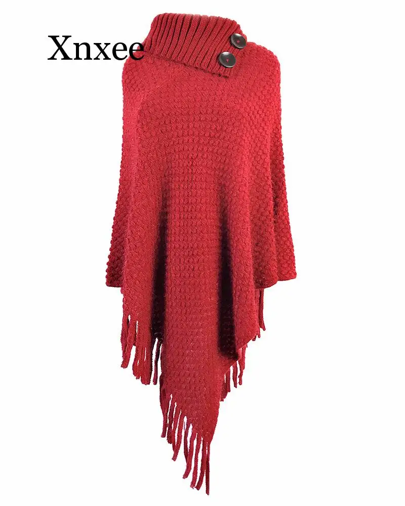 2020 New Tops Korean Style Women Winter Furry Soft Loose Casual Tassel Cape Overcoat Knitted Sweater Harajuku Female 2020 New Tops Korean Style Women Winter Furry Soft Loose Casual Tassel Cape Overcoat Knitted Sweater Harajuku Female