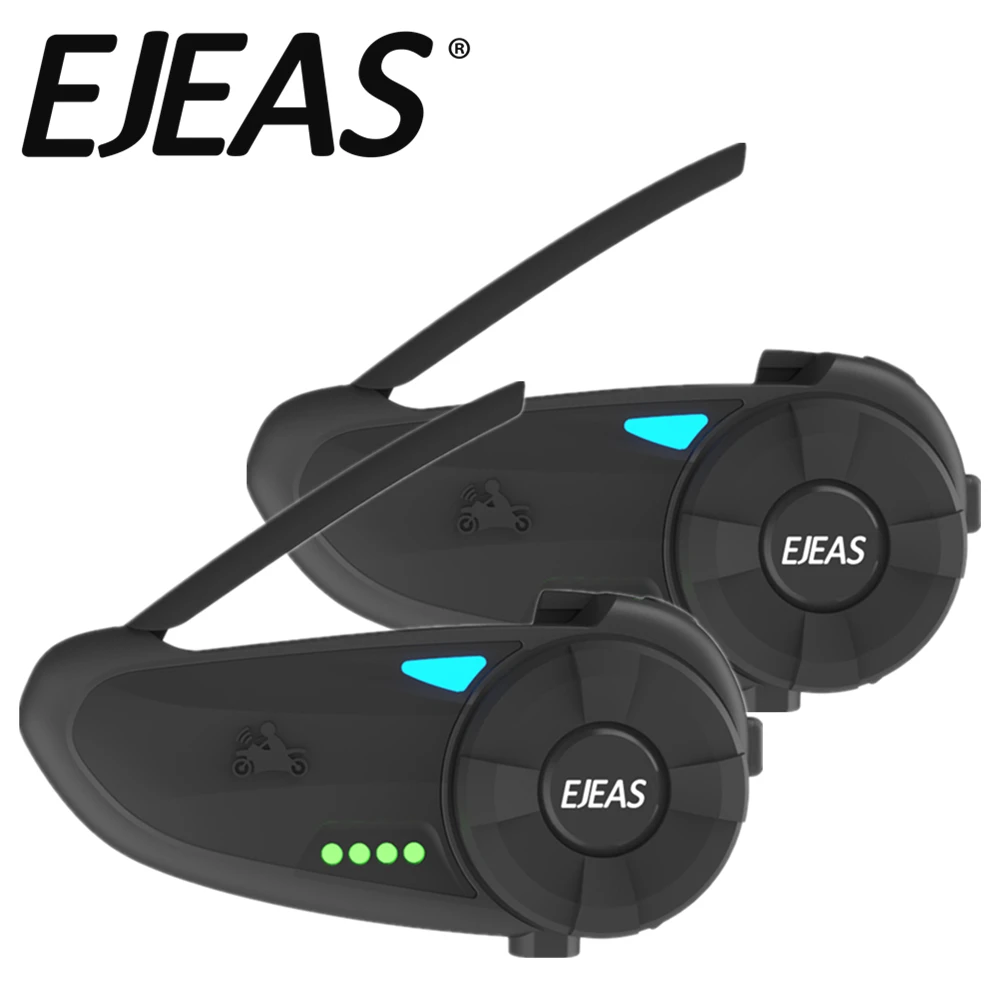Пара EJEAS Quick 20 2 Riders Интерком мотоциклетный шлем гарнитура Bluetooth 4 FM радио Голосовые