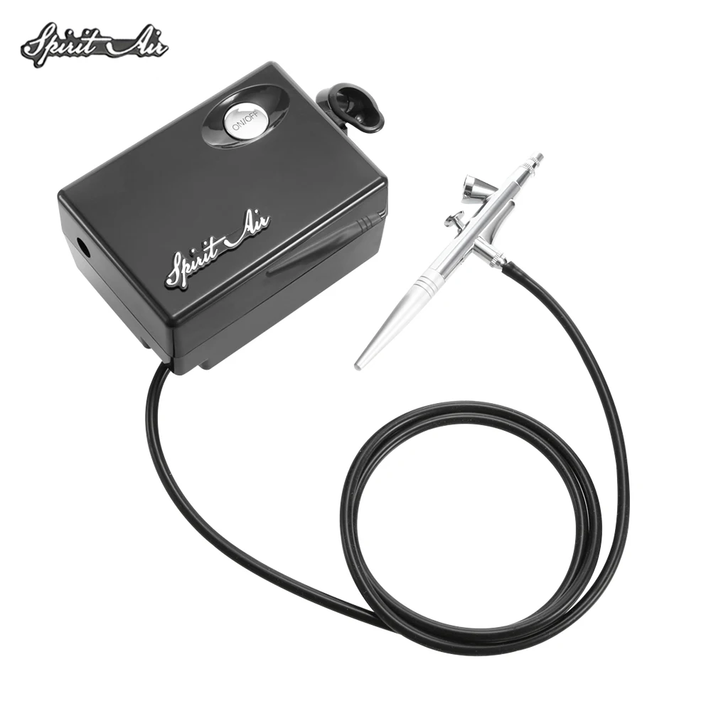 

Spirit Air 0.4mm Multi-purpose Airbrush Compressor Spray Art Pastry Paints Gun Kit Set Portable Airbrush Spray Gun Decor Tattoos