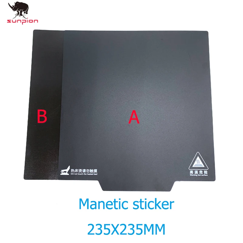 Creality 3D Ender-3 Magnetic Build Surface Plate Sticker Pads Ultra-Flexible Removable 3D Printer Heated Bed Cover 235*235mm cable cover tig welding torch fittings flexible protection spare parts diameter 29mm leather mig 12ft l 4in wide