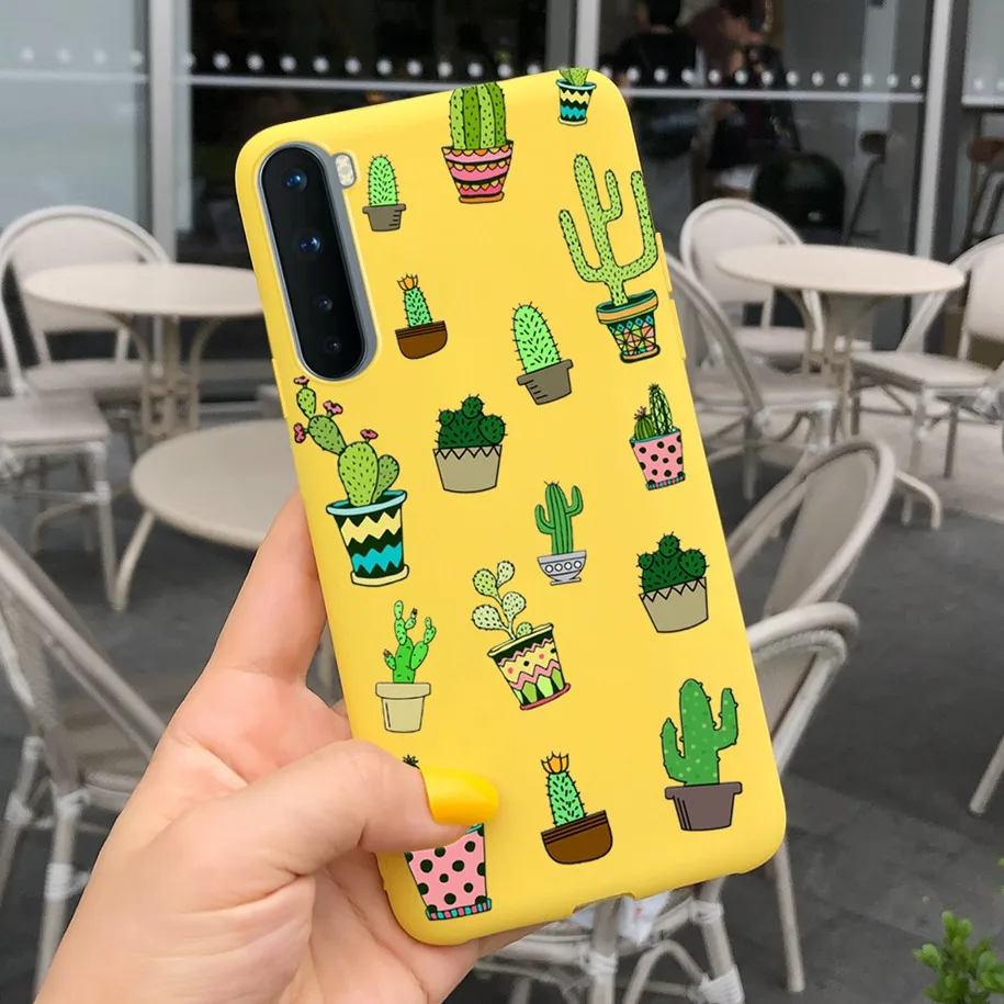 For Phone Case OnePlus Nord Cover Soft Silicone Leopard Flower Butterfly Painted Candy TPU Case For One Plus Nord 1 + Nord Coque waterproof phone bag Cases & Covers