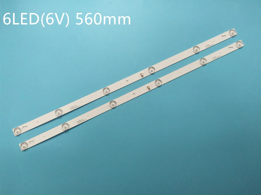20 PCS/lot 6LED LED backlight strip for Thomson