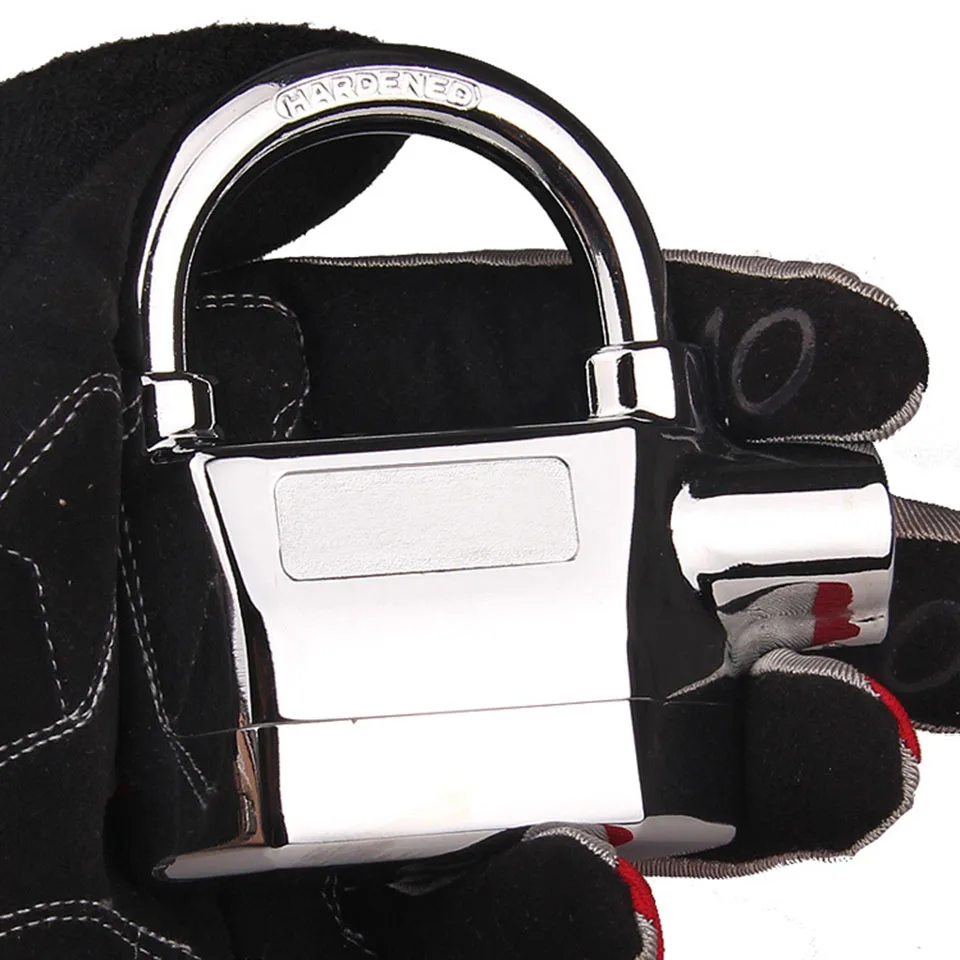 Built-in Movement Sensor Security 110db Siren Alarm Lock Universal Anti-Theft Padlock for Bicycle Motorcycle Door Gate