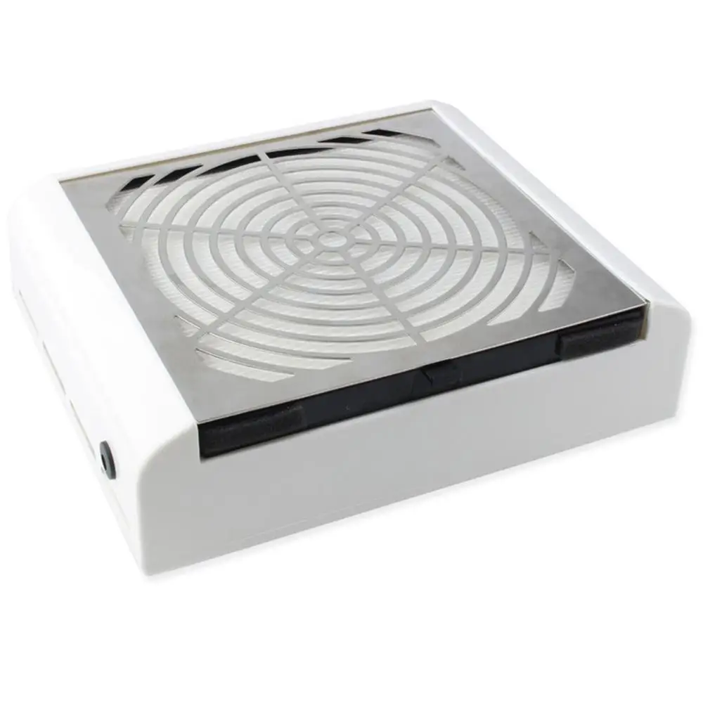 

Mini Nail Vacuum Cleaner Round Face With 40W High Power Filter Pull-Out Desktop Nail Cleaner Nail Dust Collector