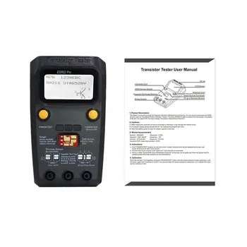 

ESR02 pro Multi-purpose Transistor Tester Diode Triode Capacitance Resistor Meter LCD ESR meter MOS/PNP/NPN SMD Tester