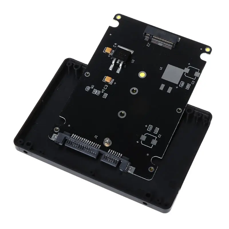 1 шт. жесткий диск коробка M.2 NGFF (SATA) SSD до 2 5 дюймов SATA3 адаптер карта твердотельный