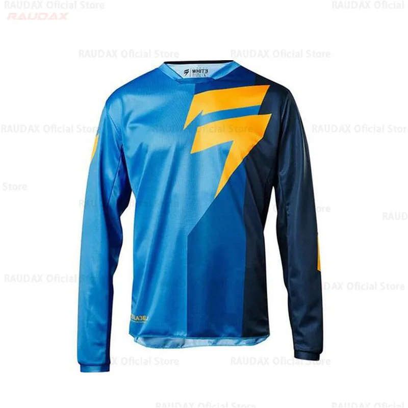 Мотокросса Джерси мотоциклетные футболки элемент одежда для мотокросса Джерси дышащая внедорожная MX гоночная футболка Майки для велоспорта - Цвет: 1