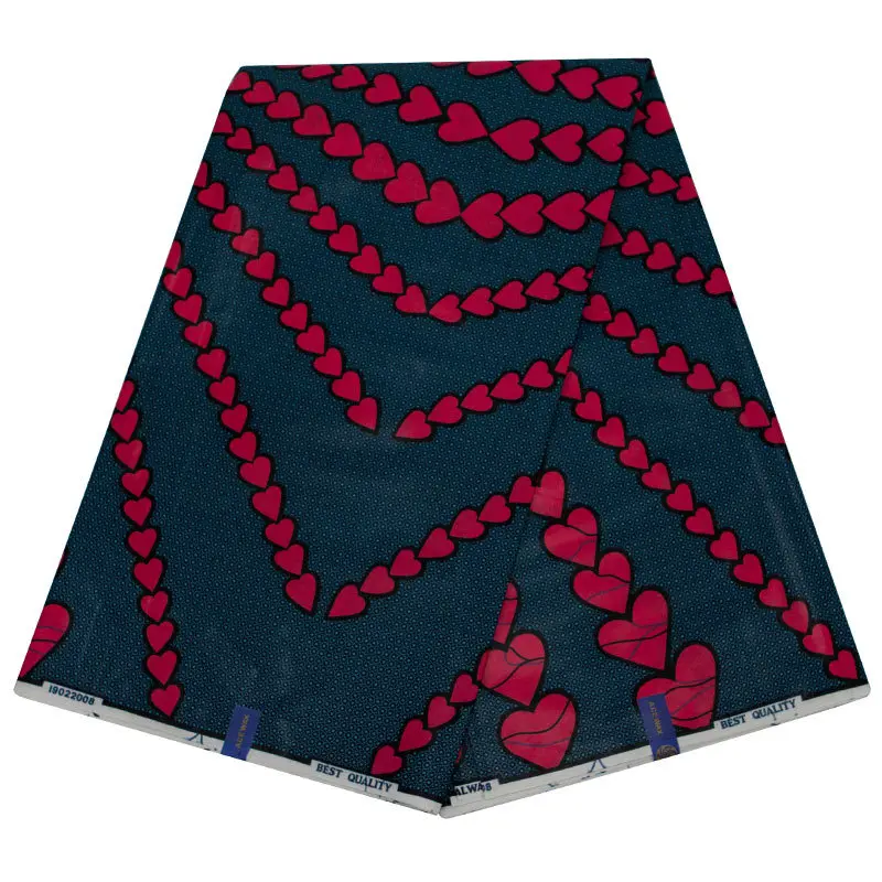 Мода высокого качества настоящий голландский хлопок Африка принты Анкара ткань шитье для женщин вечернее платье 6 ярдов Базен тиссу