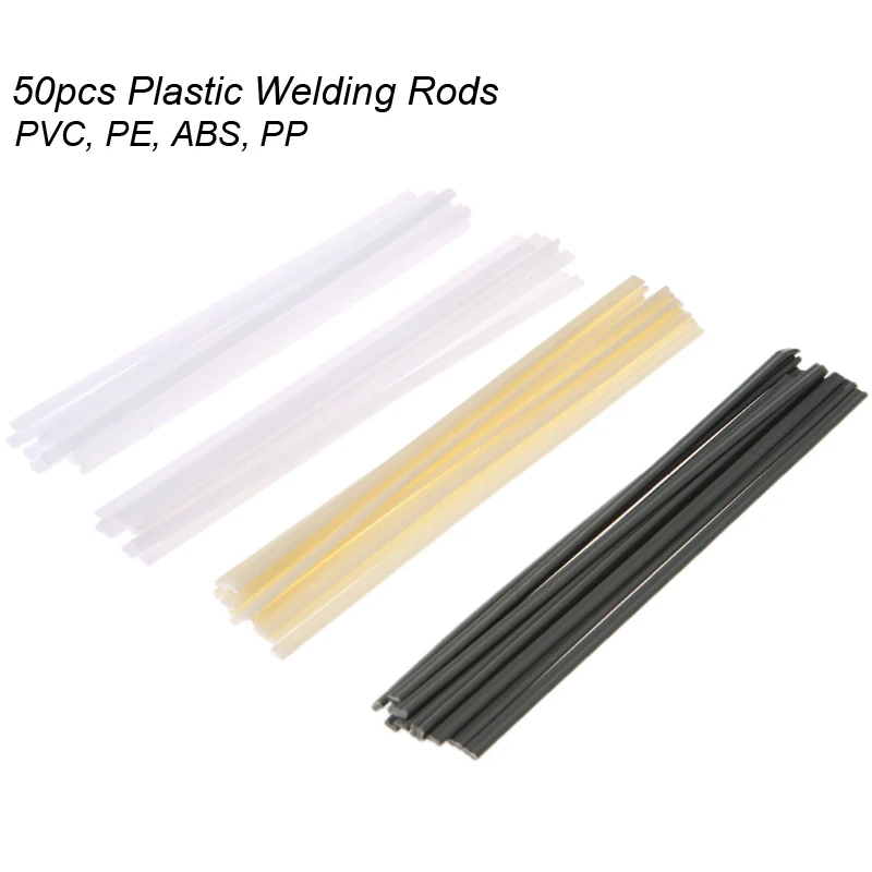 40PCS Plastic Welding Rods ABS/PP/PVC/PE Welder For Plastic Gun/hot Air 1PC19.5