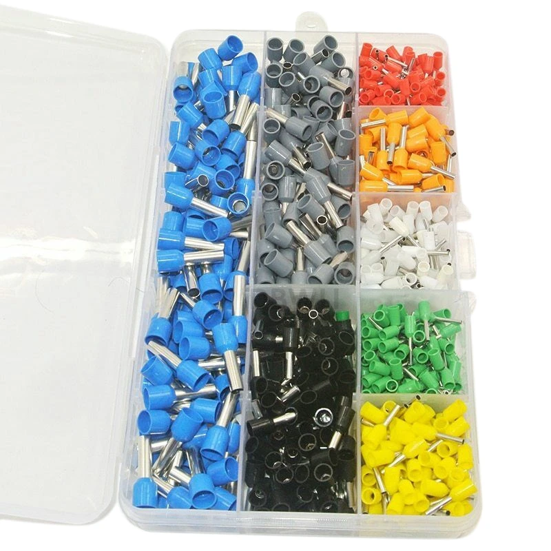 

800 Wire Crimping Tool Kit Awg 10-22 Terminal Connector Sleeves Contractors