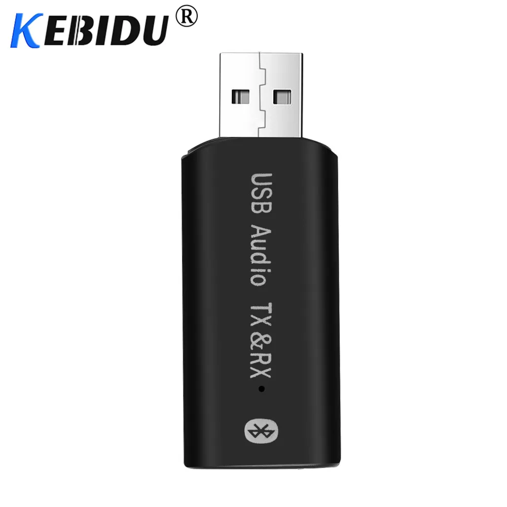Kebidu Мини Bluetooth 5,0 аудио приемник передатчик стерео Bluetooth AUX RCA USB 3,5 мм разъем для ТВ ПК автомобильный комплект беспроводной адаптация