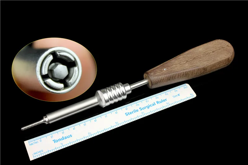 정형 외과 악기 의료 크로스 매화 벚꽃 Quincunx 육각 슬리브 드라이버 뼈 나사 홀더 네일 screwdevice 자동 잠금