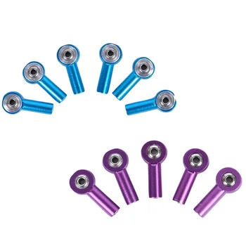

10Pcs M3 Aluminum Link Rod End Ball Joint for 1/10 RC Car Parts Truck Buggy Crawler Tamiya HSP TRAXXAS Hsp Racing