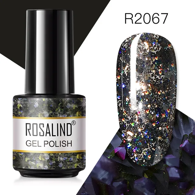 ROSALIND Gel Nail Polish 7ML Matte Base Top Coat For Soak Off Gel Polish UV LED Gel Semi Permanent Varnishes Design Nail Art RAR2067