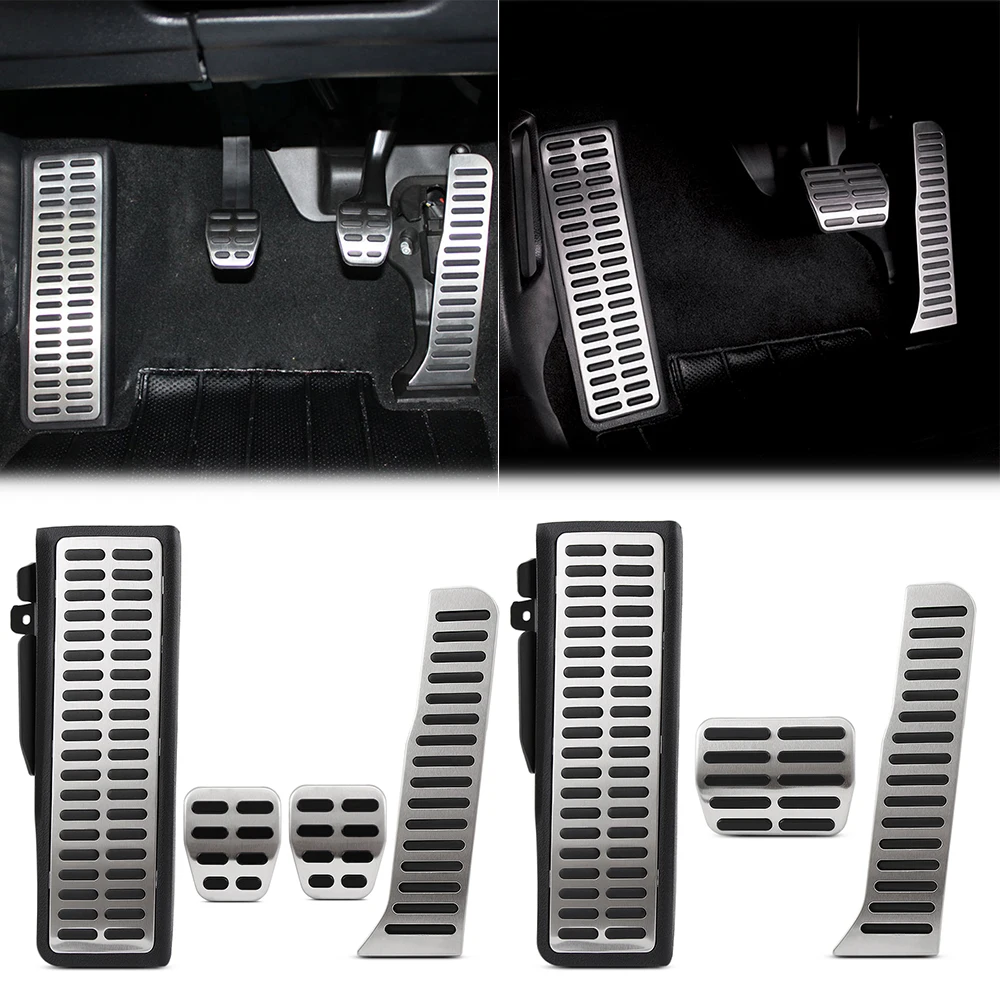Stainless Steel Car Pedal Pedals Cover for Volkswagen Vw Golf 5 6 Jetta