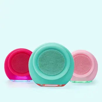 

Safe and environmentally Silicone Cleansing Instrument Electric Waterproof Face Cleaner Electric Cleansing Instrument