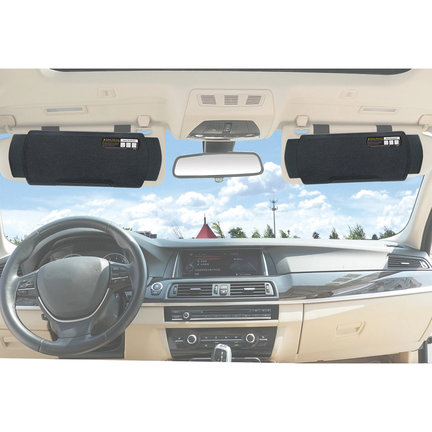 TFYCarSunVisorExtenderforWindshieldandSideWindowSunshadeAnti