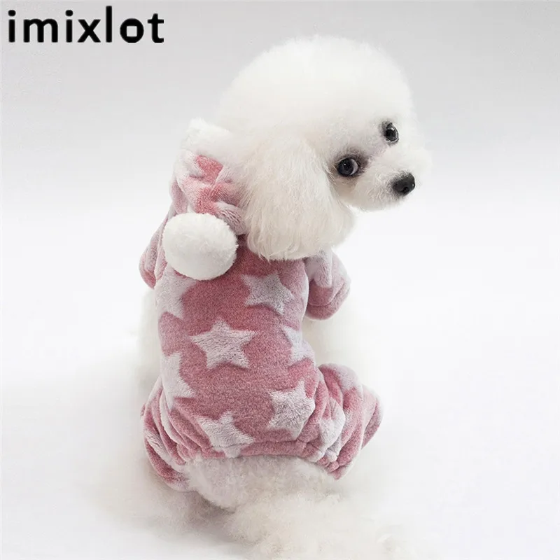 Imixlot S-XXL Cute Pet Dog Hoodie Coat Winter Fleece Clothes for Warm Sweater Shop Products | Дом и сад
