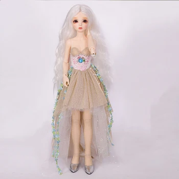 

modikerbjd 40cm 1/4 BJD Dolls Female Ball Joints Doll Full Costume Set with Makeup and Eyes - Eva