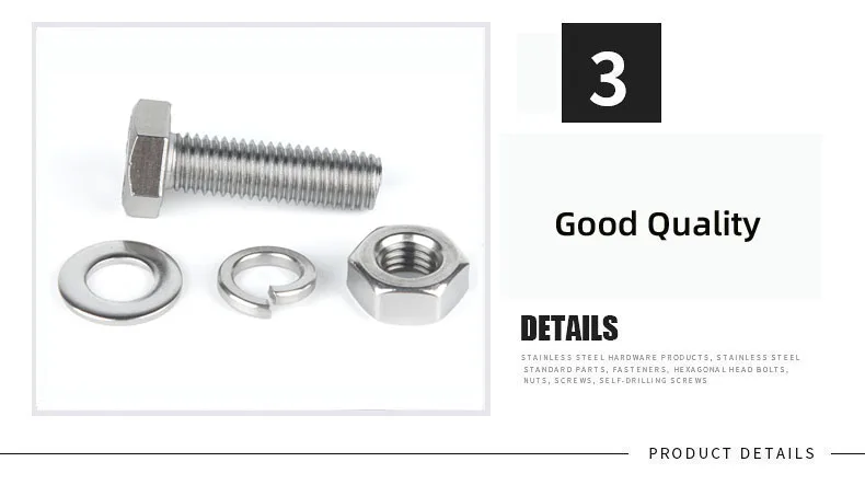 304 Flat hex head self tapping detail 5