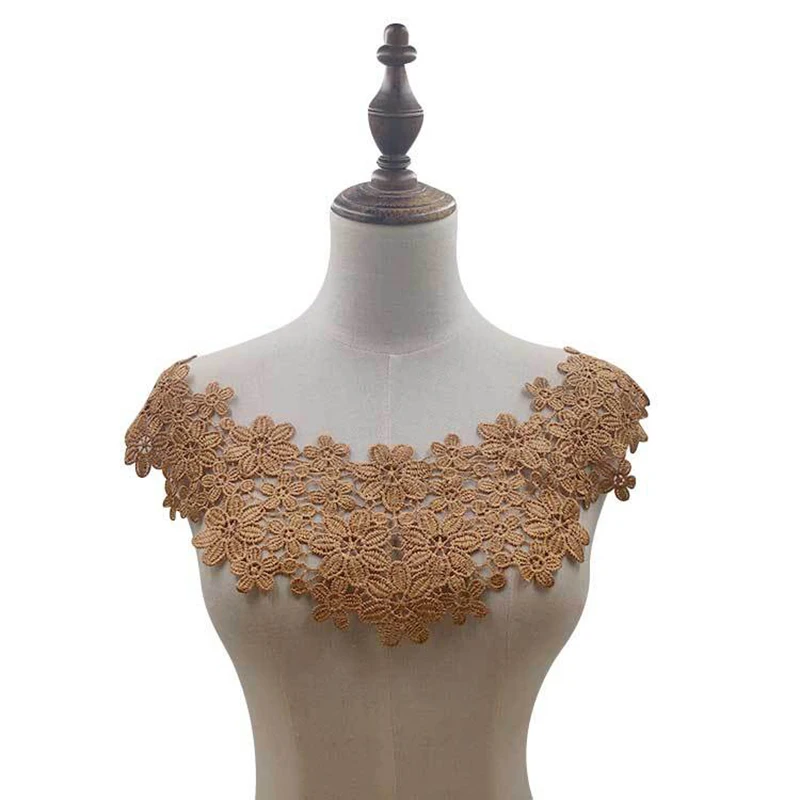 Lace Fabric 11 Colors Collar For Needlework Embroidery Applique DIY Dress Sewing Supplies Craft Collarband Lace Sewing Supplies Lace Sewing Accessories
