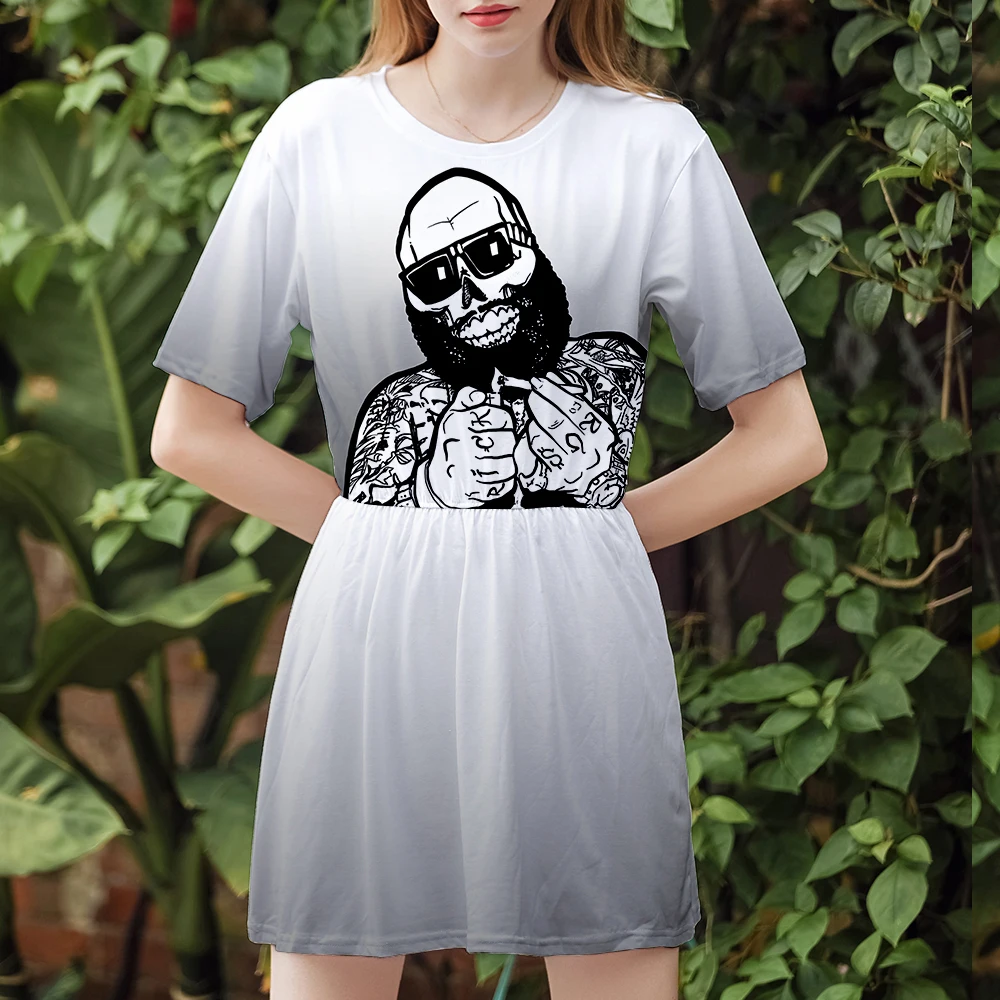 Платье Rick Ross, сексуальный костюм, горячее платье с коротким рукавом, высокое качество, повседневное для женщин, уличная летняя одежда Rick Ross, Повседневное платье