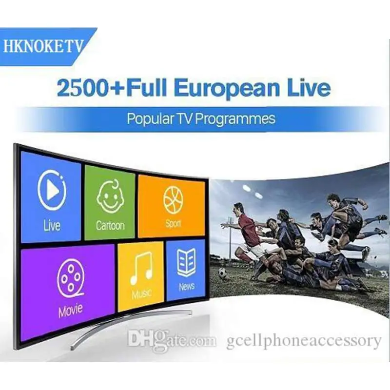 10 месяцев HKNOKETV IPTV подписка на европейские и арабские каналы Iptv IPTV включает его TR UK Sweden 2500+ каналы Поддержка Android