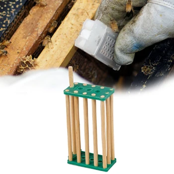 

Beekeeping Queen Bee Cage Small Bamboo Type Suitable For Honeybee Queen Goods Tools For Beekeeper Suppiler