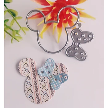 

Rabbit flower or Mickey Mouse and Mickey gifts New Clipboard Clipboard sheet Metal stamping Stamp and Business Card Printing Die