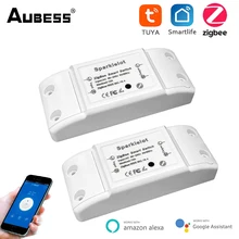 

Smart Home ZigBee3.0 Universal Circuit Breaker Timer Wireless Remote Control Works With Alexa Google Home Smart Light Switch