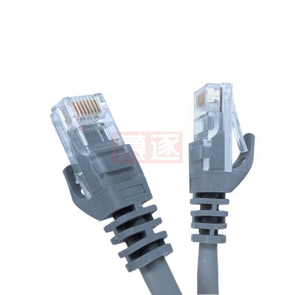 2PCS 회색 10CM CAT5 CAT5e CAT6e UTP 이더넷 네트워크 케이블 남성-남성 RJ45 패치 LAN 짧은 케이블 10CM