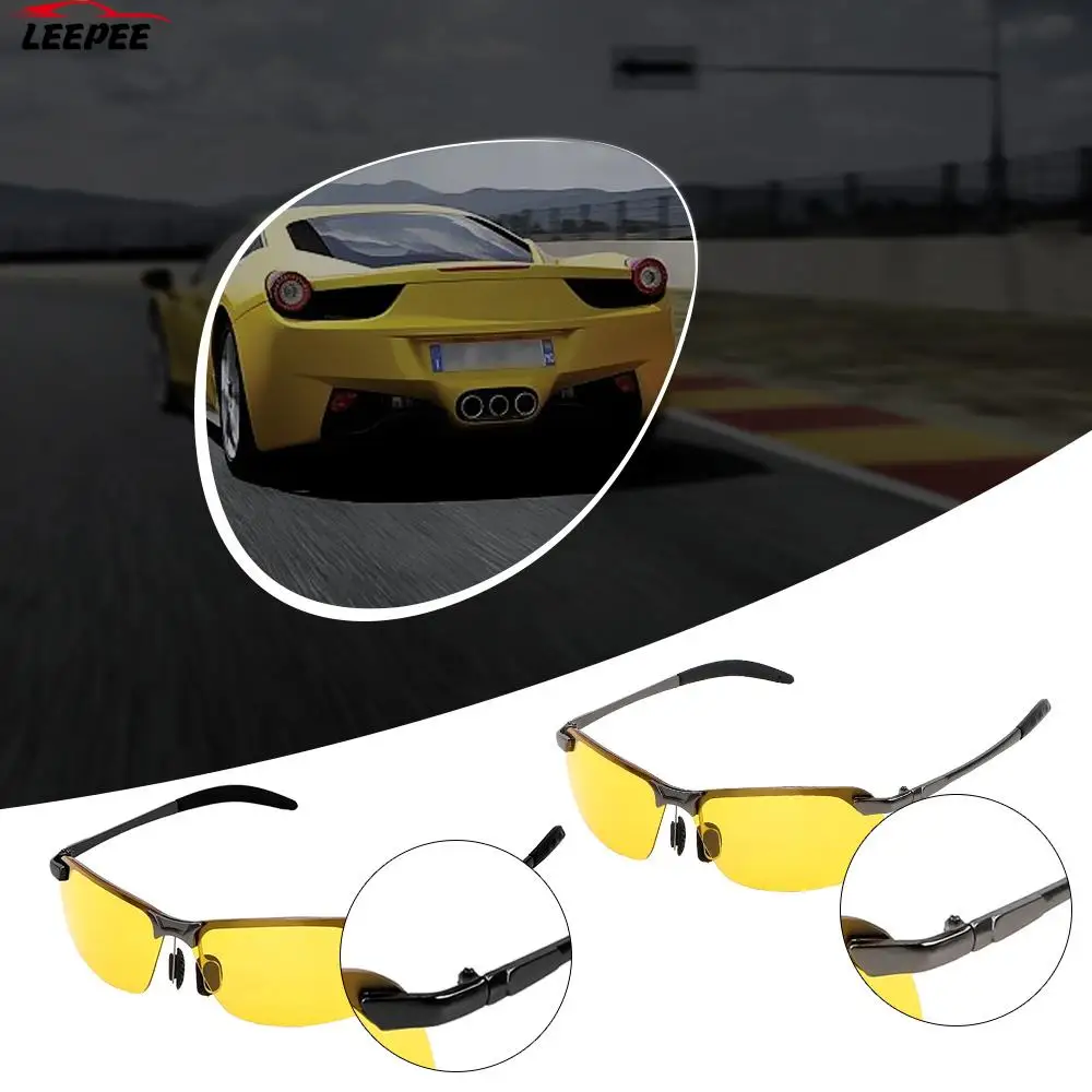 UV400 Driving Glasses Night Vision Sun Glasses Polarized Sunglasses UV Protection Eyewear Car