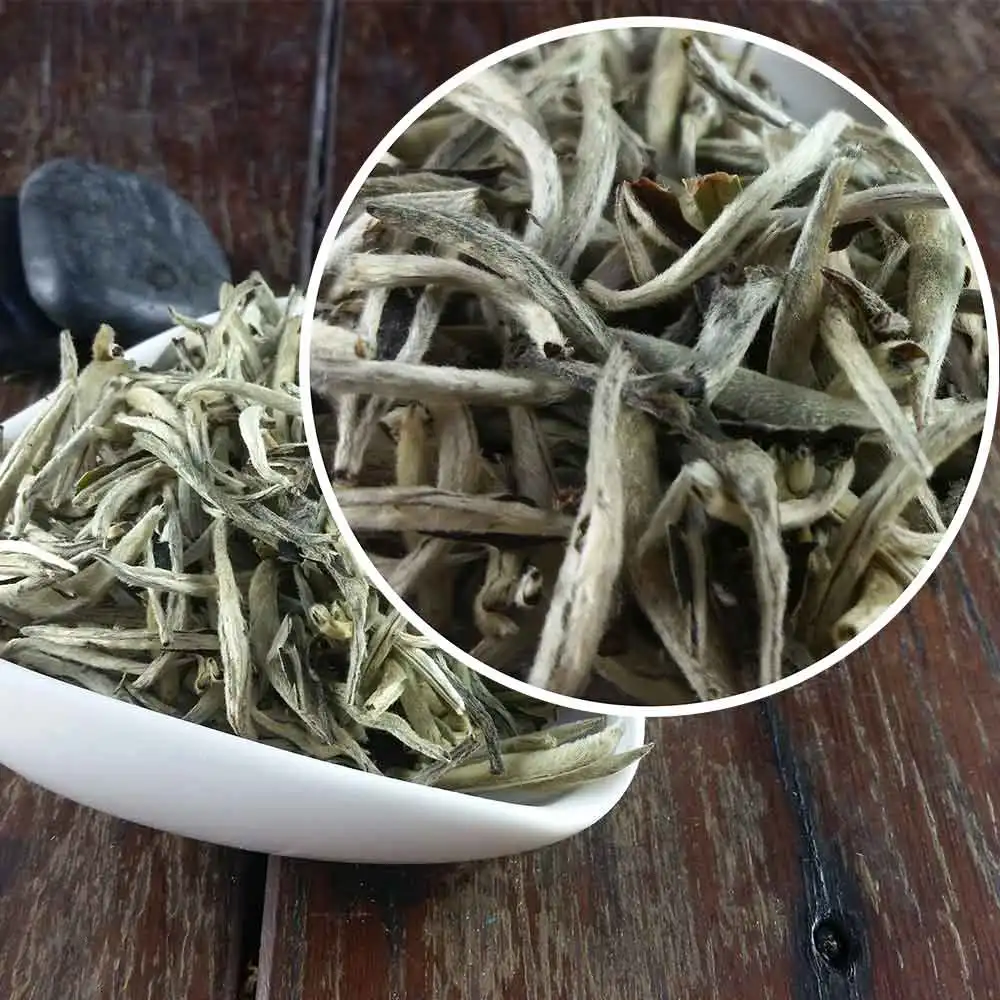 

2019 Chinese Tea Fresh Silver Needle White Tea, Bai Hao Yin Zhen, Anti-old and Health Care Tea Premium Quality Tea