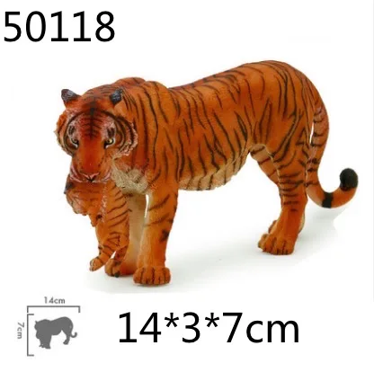 Papo wild animal пластиковая модель моделирование, игрушечный тигр, Лев, медведь Гепард, животное модель - Цвет: 50118
