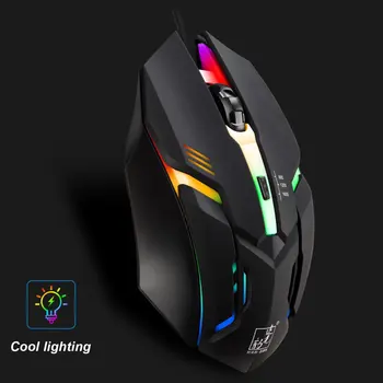 

K2 800/1200/1600DP Adjustable Gaming Mouse wired USB photoelectric lighting game LOL mobile mouse computer accessories
