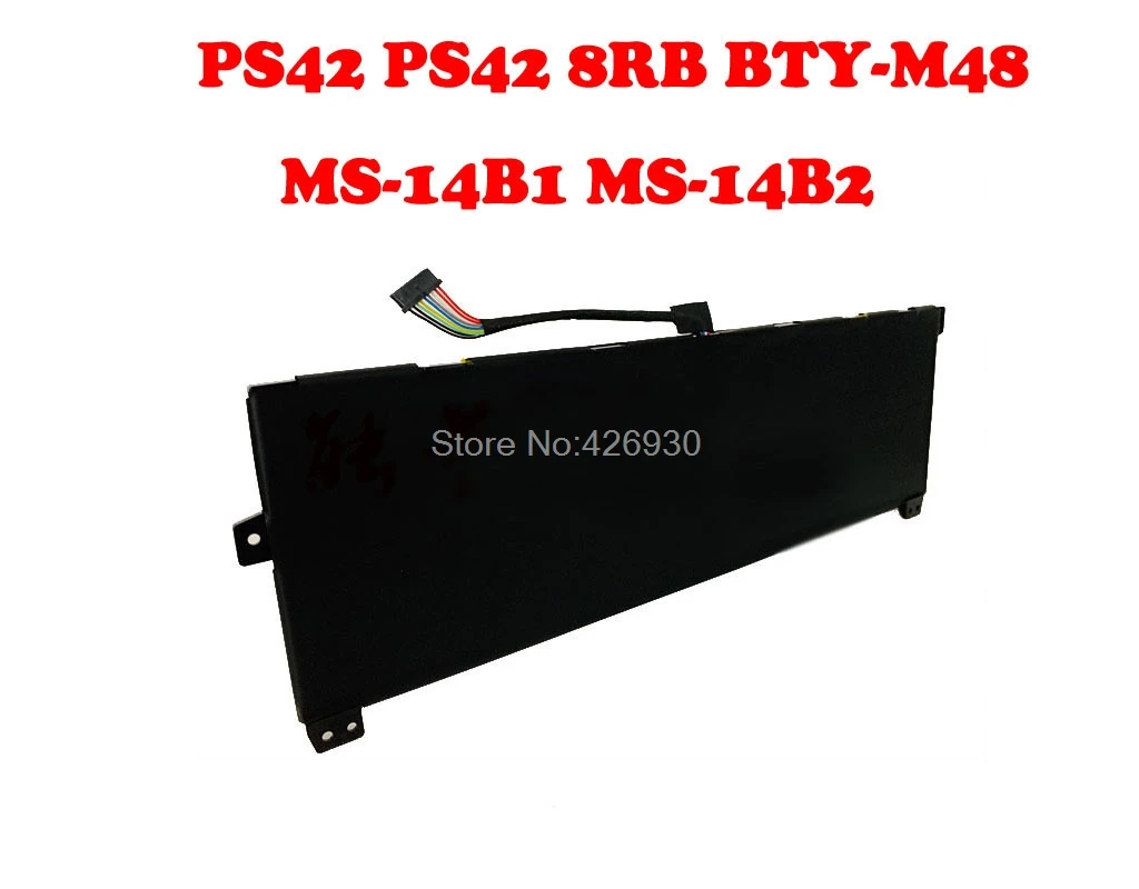Ноутбук Батарея для MSI PS42 8RB MS-14B1 MS-14B2 BTY-M48 15 2 V 50Wh 3390 мА/ч новинка | Компьютеры и офис