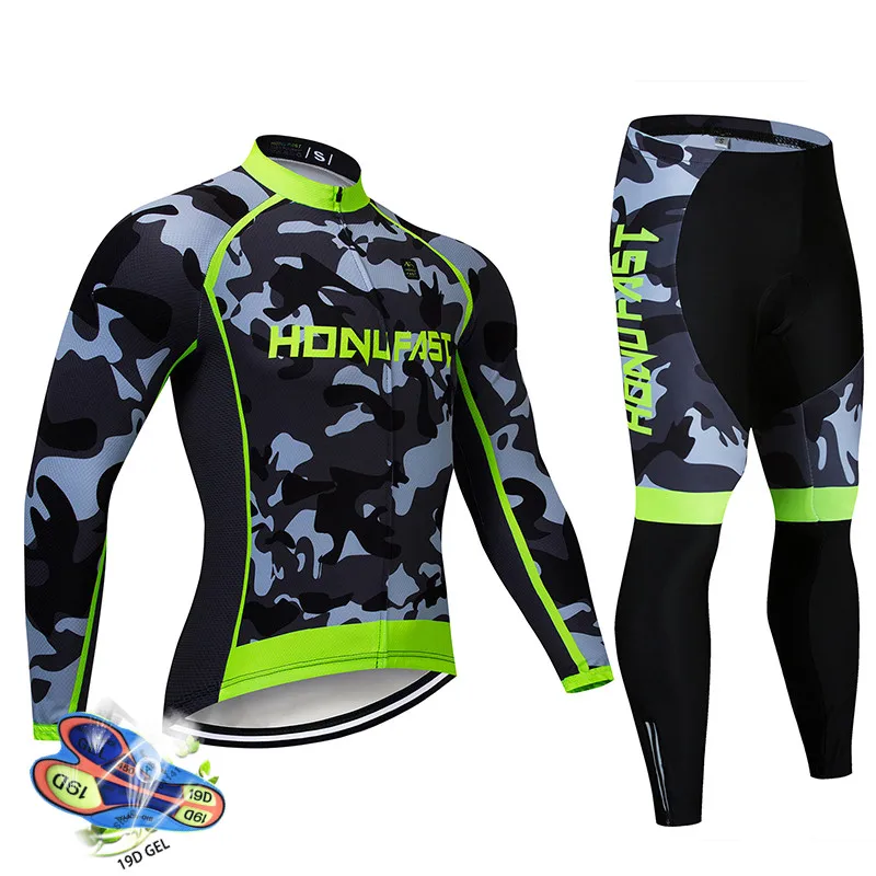 Nwtrek, новинка, камуфляжная мужская одежда с длинным рукавом для велоспорта, команда Pro, дышащие майки для велоспорта, комбинезон, комплект MTB Ropa Ciclismo - Цвет: Long Sleeve set 4