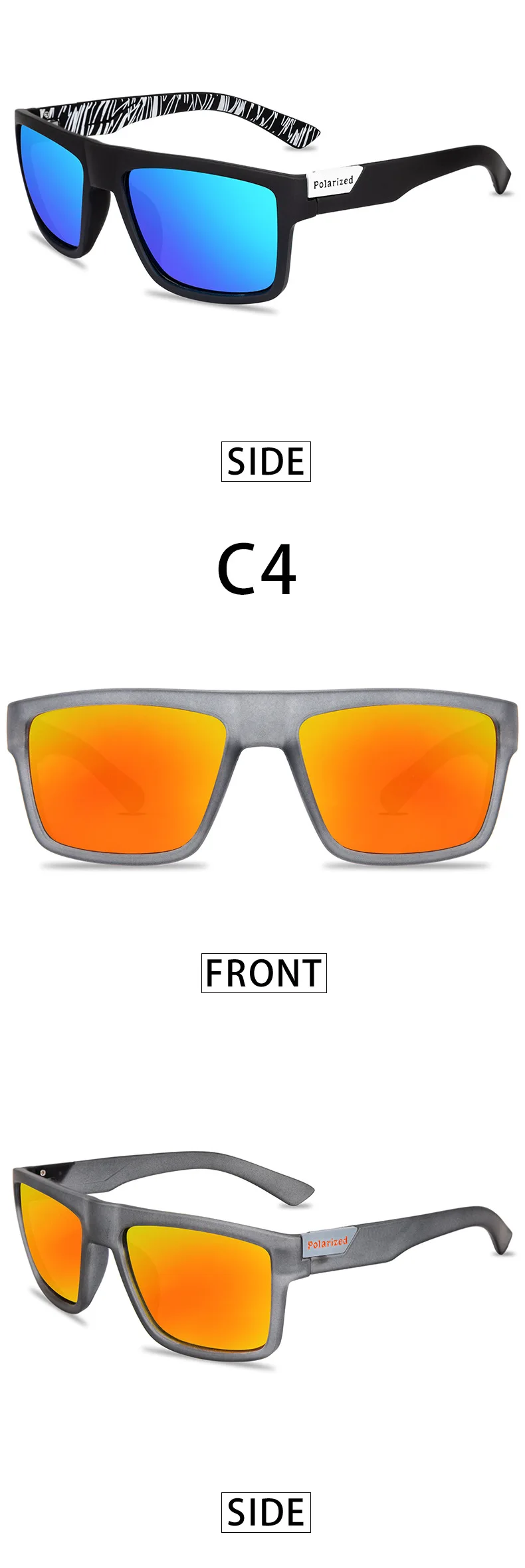 Helt nye polariserte menn Kvinner Fiskebriller Solbriller Camping Vandring Kjøre Briller Sport Solbriller_voghion.com