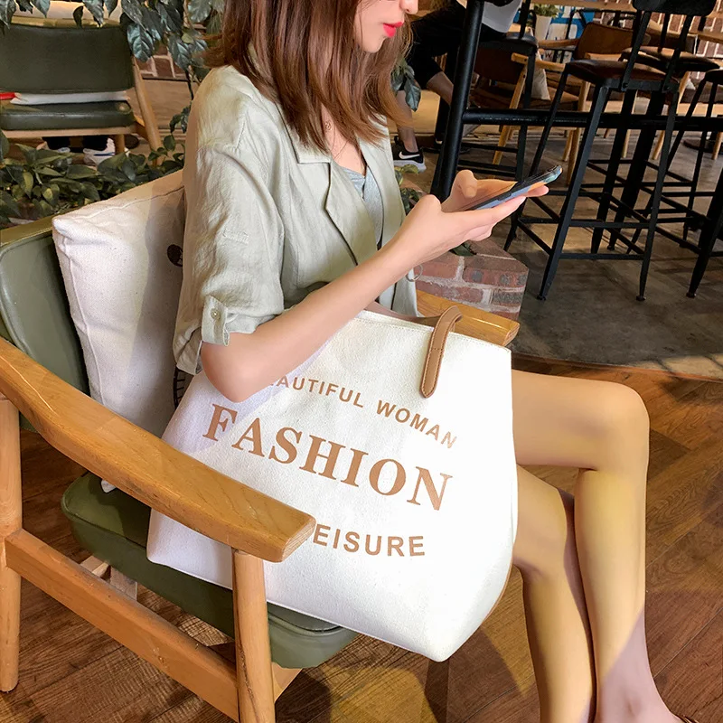 

Online Celebrity WOMEN'S Bag 2019 New Style Korean-style Fashion Tote Bag Large Capacity Bag Women's Travel Shoulder Bag